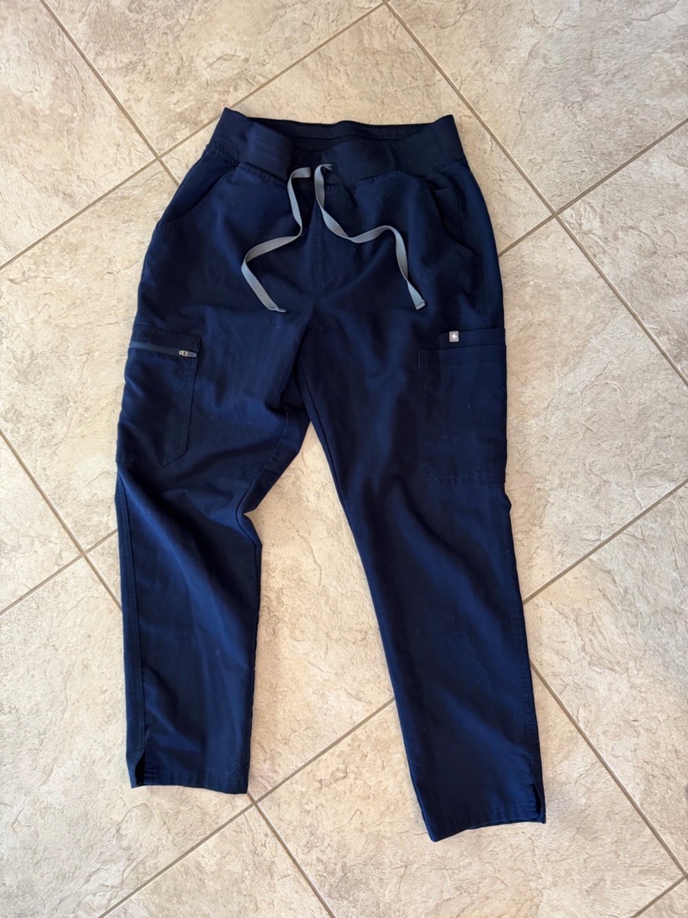 Figs Navy Scrub Pants Size M Petite